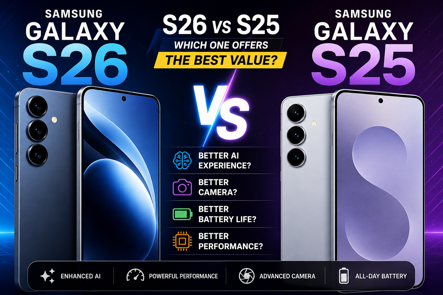 Samsung Galaxy S26 vs S25: Which Smartphone Offers the Best Value for Money?